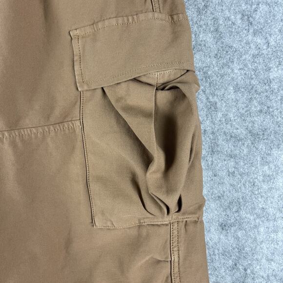 Aritzia TNA Cargo Pants Womens 6 Tan Utility Baggy Relaxed Grunge Skater - Picture 4 of 16